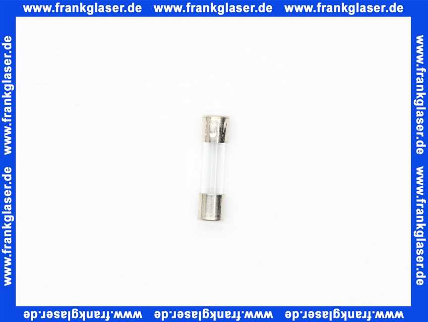 Feinsicherung träge 1 A 1 Beutel 10 Stück 6,3 x 32 mm
