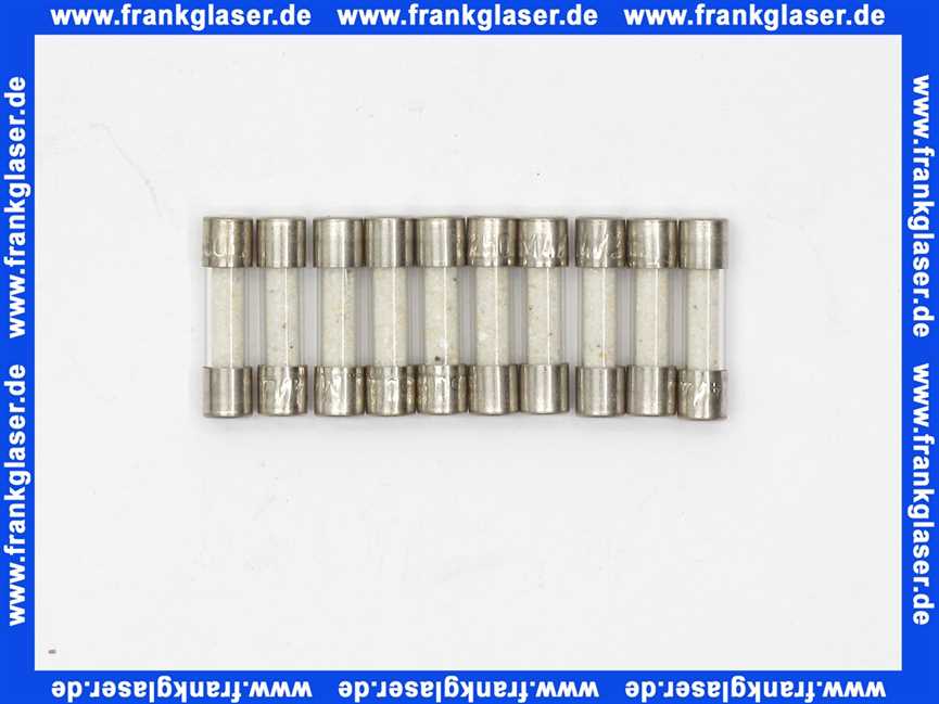Feinsicherung mittelträge (5x20mm) 0,315 A 10 Stück
