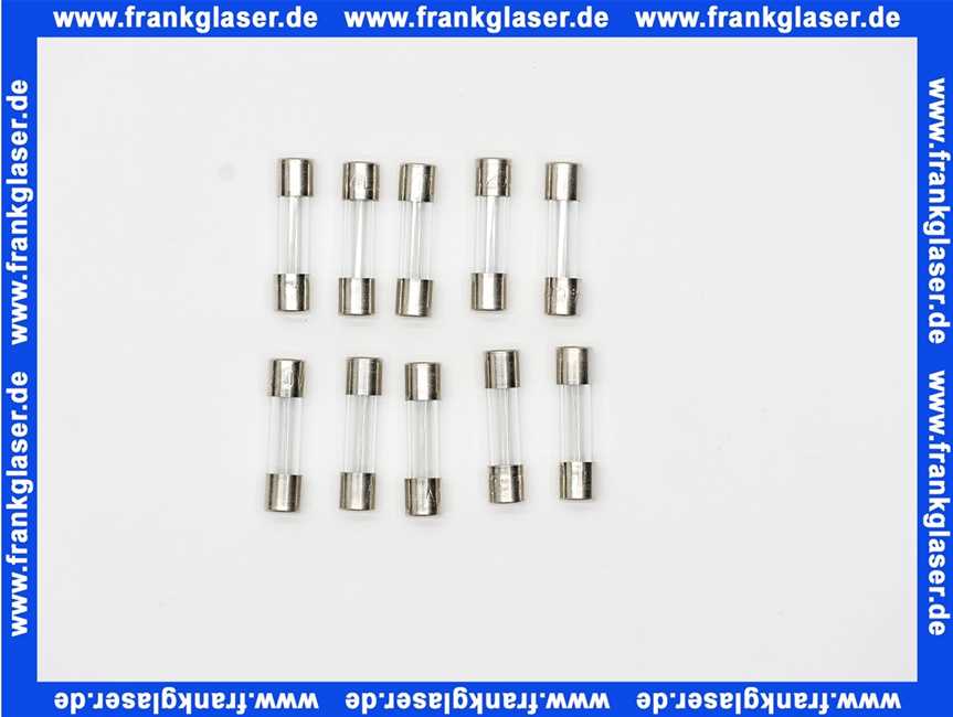 Feinsicherung träge 0,500 A (5x20mm) VPE:10 Stück
