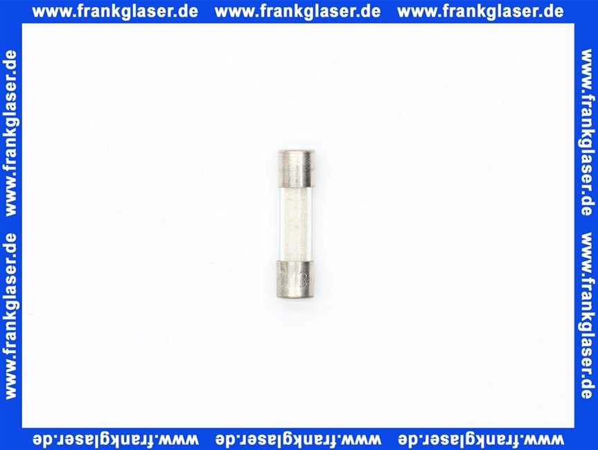 Feinsicherung träge 8 A (5x20mm) 10 Stück