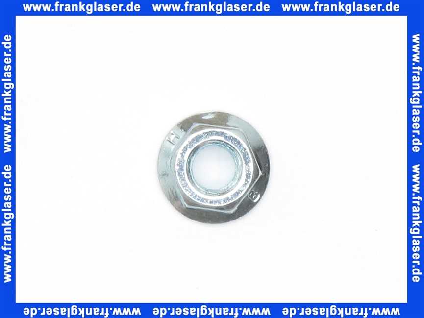 DIN 6923 6 Kant Mutter Flanschmutter Stahl 8 verzinkt M6 1000 Stück