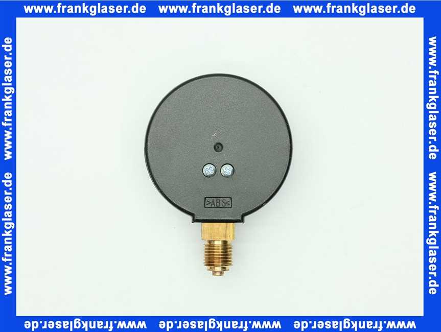 Öldruckmanometer ohne Glyzerindämpfung 0-25bar 63 mm 1/4 unten - Klasse: 1,6