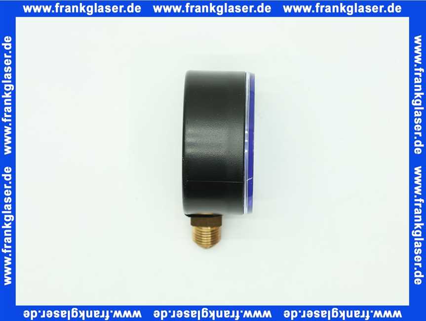 Öldruckmanometer ohne Glyzerindämpfung 0-25bar 63 mm 1/4 unten - Klasse: 1,6