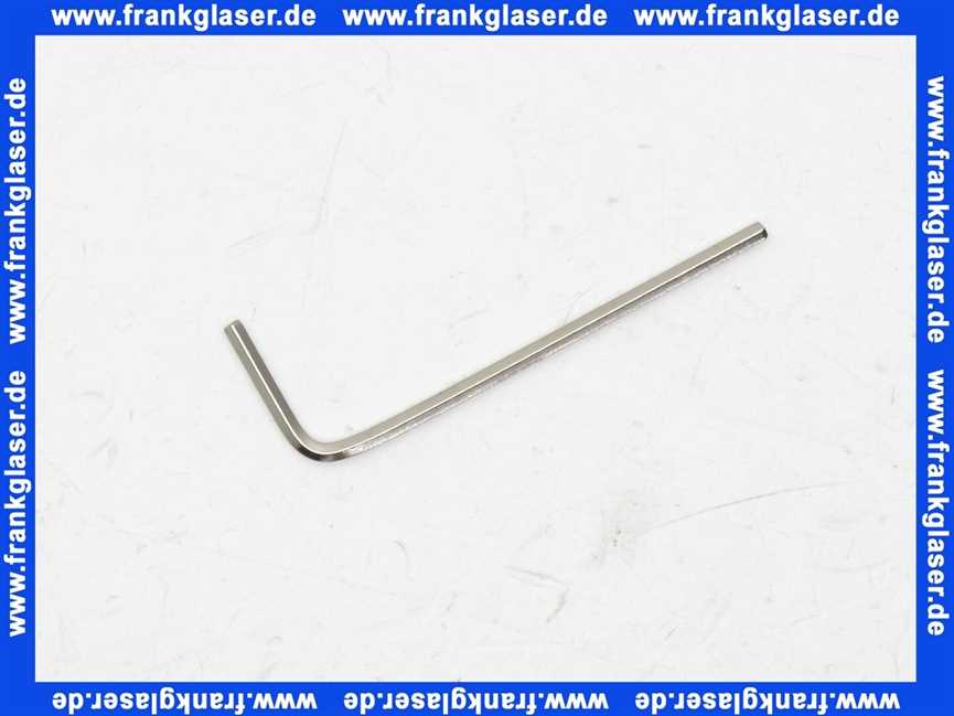 Sechskant-Schraubendreher Innensechskant, abgewinkelt, lang SW 2 Typ 352