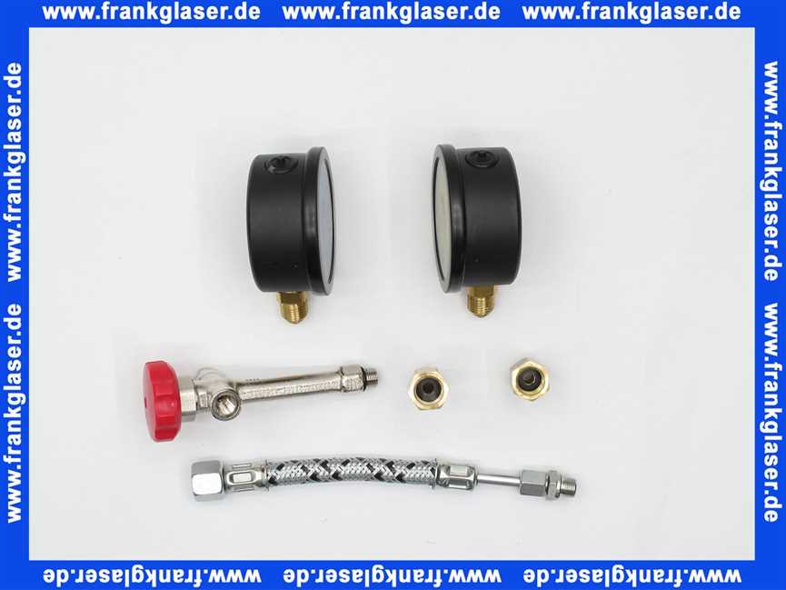 WS-Pumpenprüfkoffer P 1 G *BG* kompl. bestückt im Kunststoffkoffer, Gly