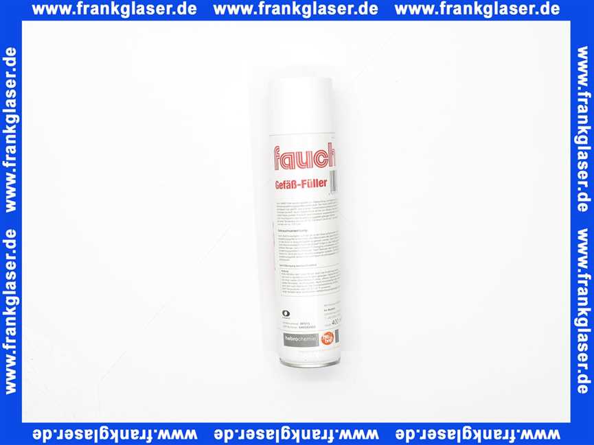 Fauch Gefäßfüller 400 ml Zum Ergänzen und Überprüfen des Druckes in Ausdehnungsgefäßen