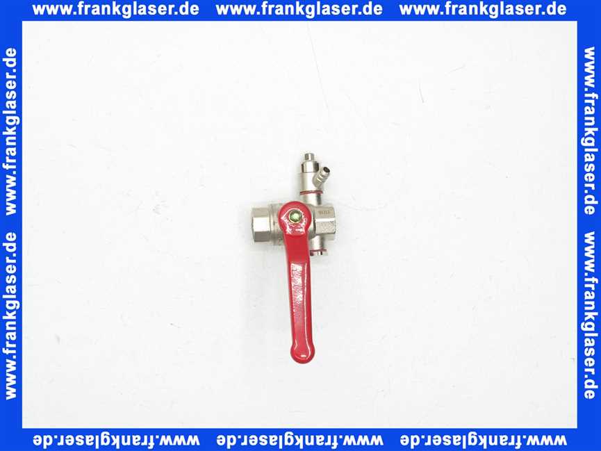 Kugelhahn Schwermodell PN 20 R 1/2 mit Entleerung in 1/4