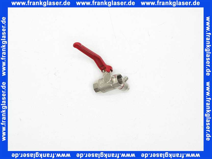 Kugelhahn Schwermodell PN 20 R 1/2 mit Entleerung in 1/4