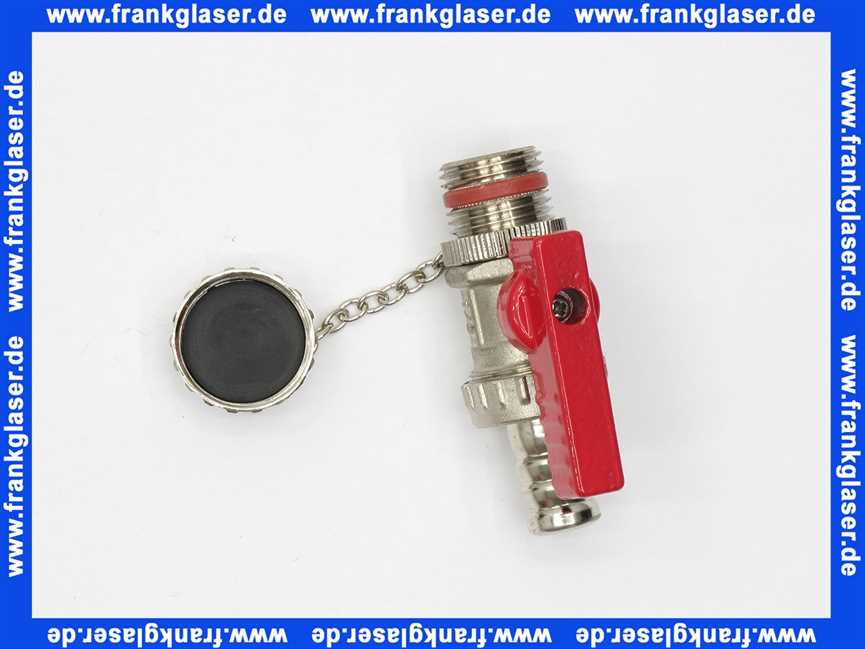 KFE-Kugelhahn mit Hebel R1/2 vernickelt Schwermodell