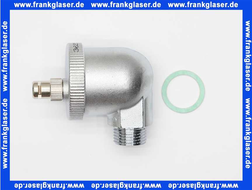 Automatischer Schnellentlüfter Aercal Typ 504 Gewinde rechts Größe 1/2 Zoll Winkelentlüfter