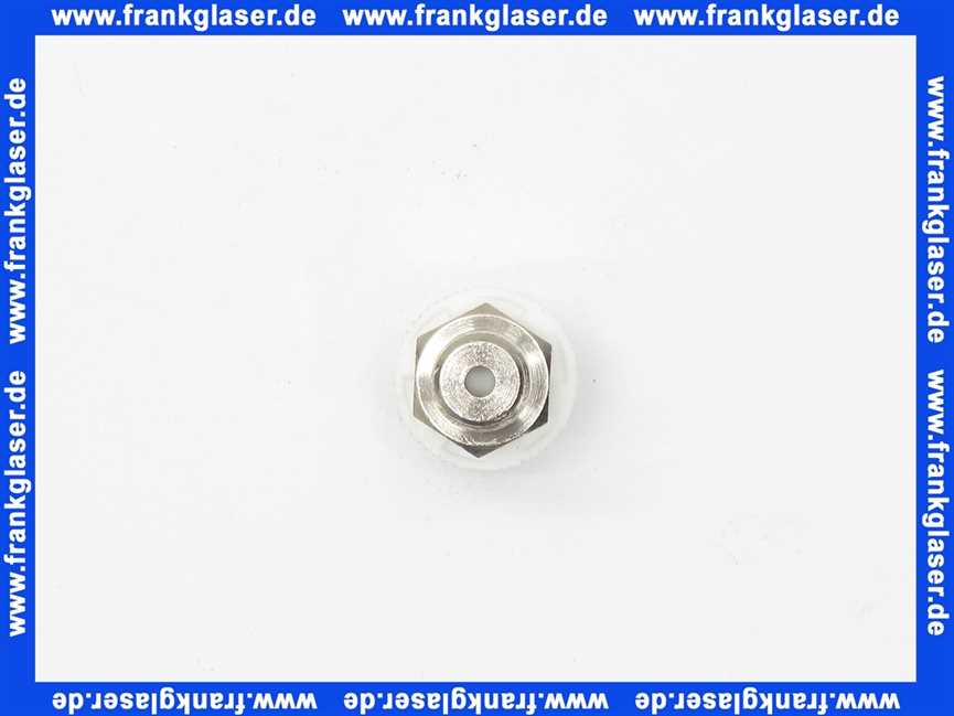 Handentlüfter Typ 505 T Größe 1/8 Messing verchromt (auch als Ersatz für Vaillant 060051 verwendbar)