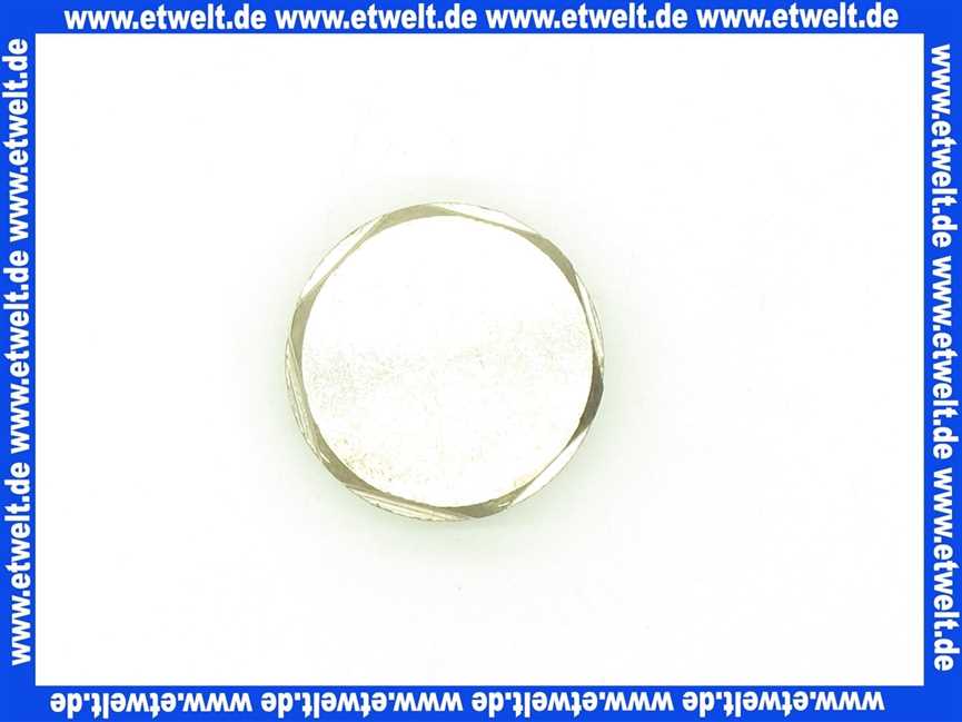 Blindstopfen Stopfen 1/2 mit O-Ring für Heizkörper