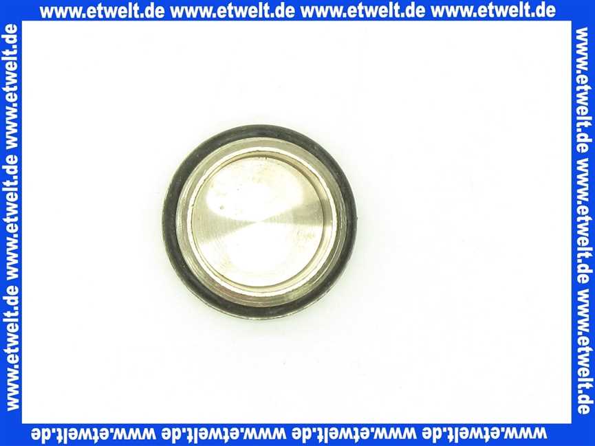 Blindstopfen Stopfen 1/2 mit O-Ring für Heizkörper