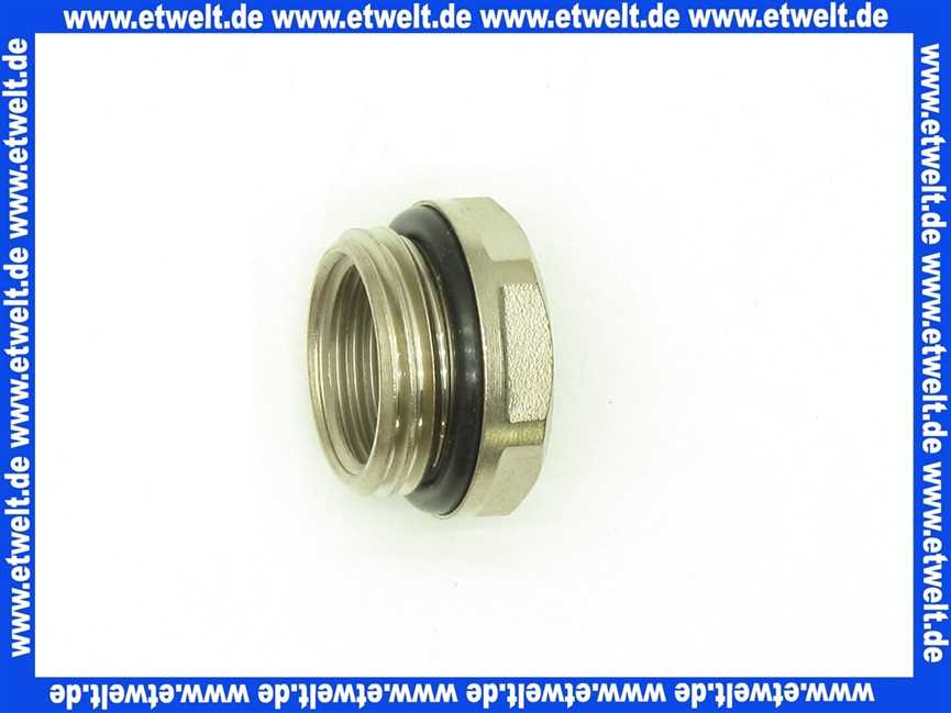 Reduzierstück 1/2 x 3/8 mit O-Ring DN 15 (1/2) x DN 10 (3/8)
