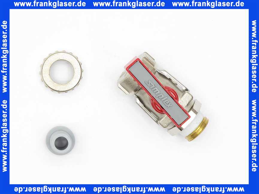 KFE-Kugelhahn 1/2 PN 16 Durchgang mit Schlauchverschraubung