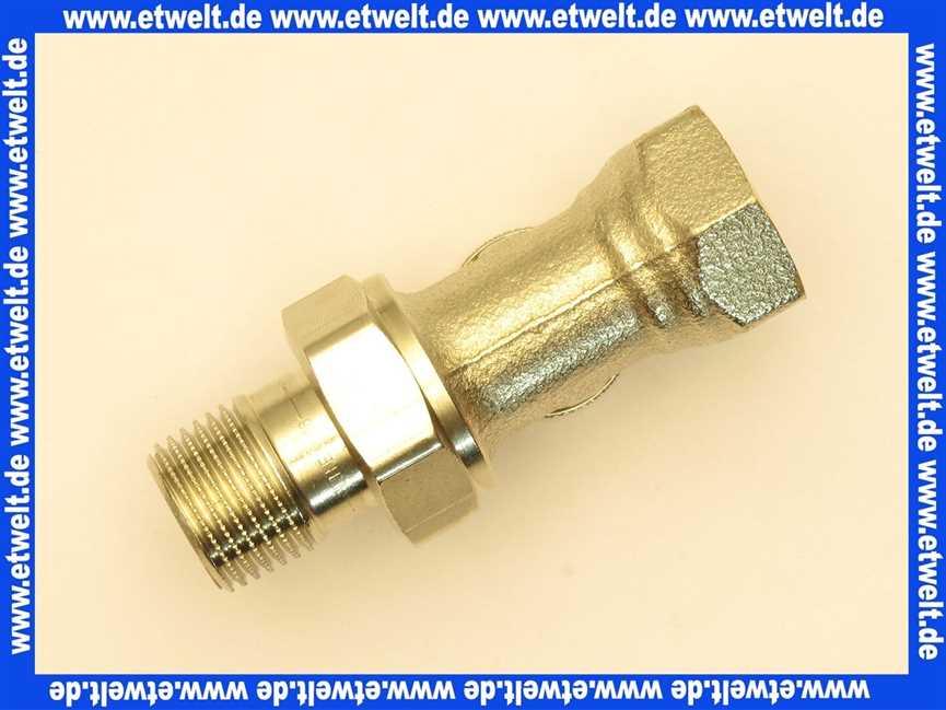 Regutec Rücklaufverschraubung Durchgang DN15 (1/2 )