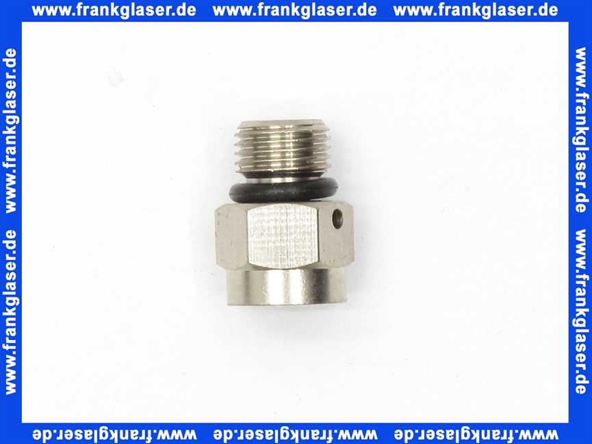 Entlüftungsventil 1/8'' Messing vernickelt mit konischer Dichtung Alternativartikel zu Vaillant 060051