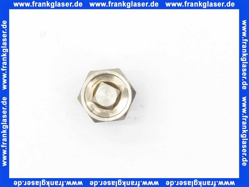 Entlüftungsventil 1/8'' Messing vernickelt mit konischer Dichtung Alternativartikel zu Vaillant 060051