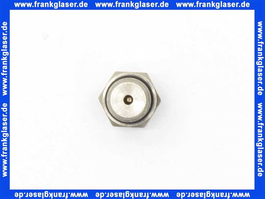 Entlüftungsventil 1/8'' Messing vernickelt mit konischer Dichtung Alternativartikel zu Vaillant 060051