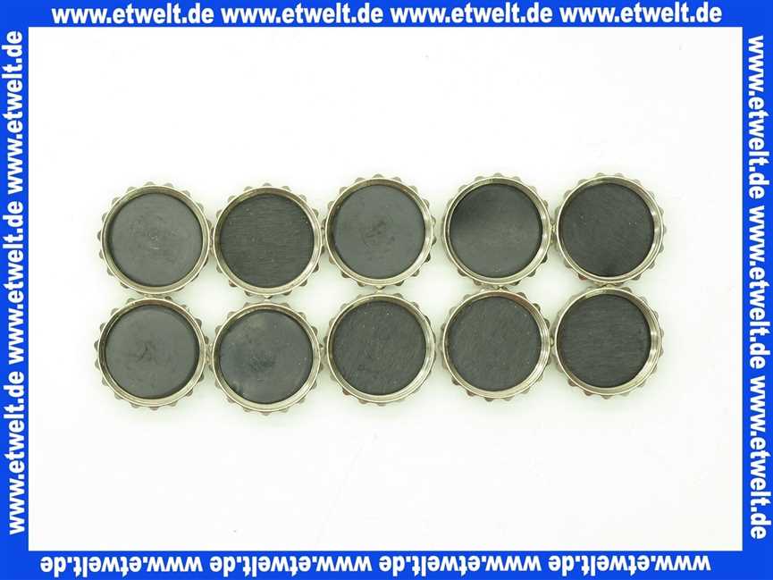 Kappe Deckel 3/4 mit Dichtung zu Füll- und Entleerungshahn 10 Stück