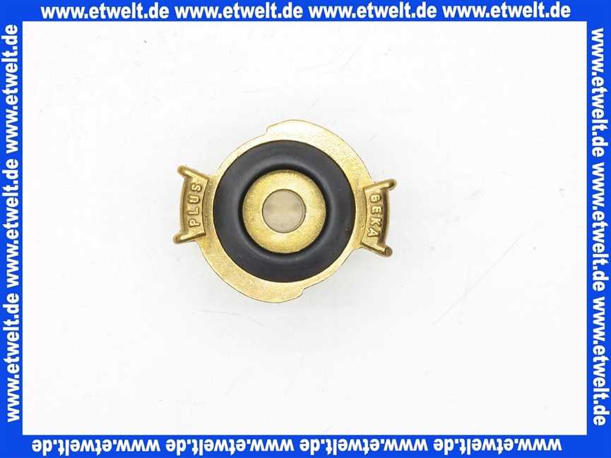GEKA plus Schlauchstück 1/2 Zoll 13mm Schlauchstutzen Messing
