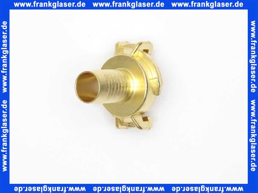 GEKA plus Schlauchstück 3/4 Zoll 19mm Schlauchstutzen Messing