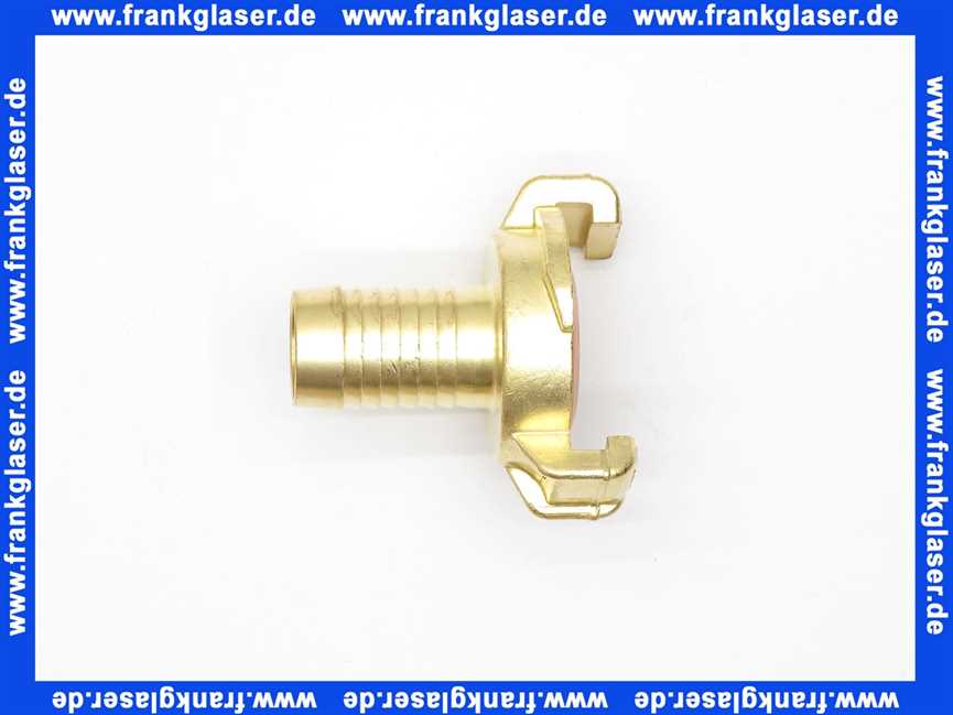 GEKA plus Schlauchstück 3/4 Zoll 19mm Schlauchstutzen Messing