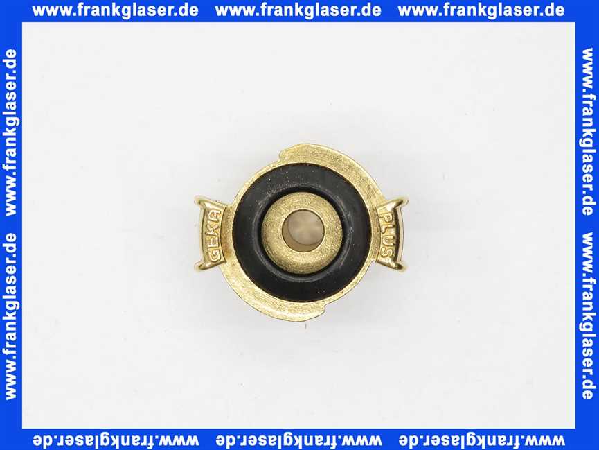 GEKA plus Schlauchstück 3/4 Zoll 19mm Schlauchstutzen Messing