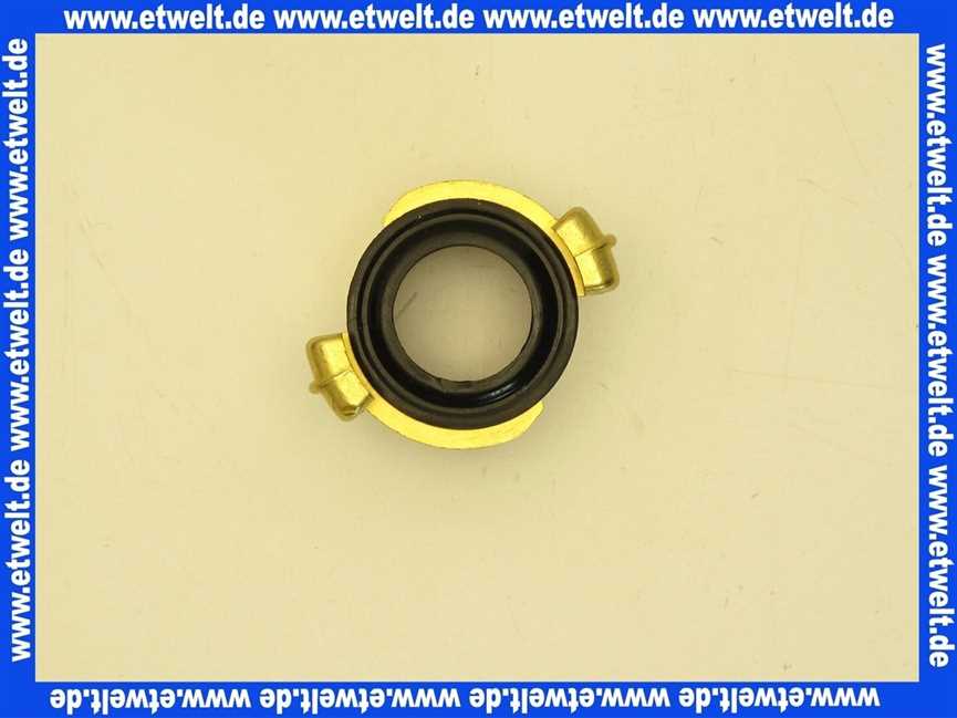 Geka plus-Gewindestück IG 1 , Messing