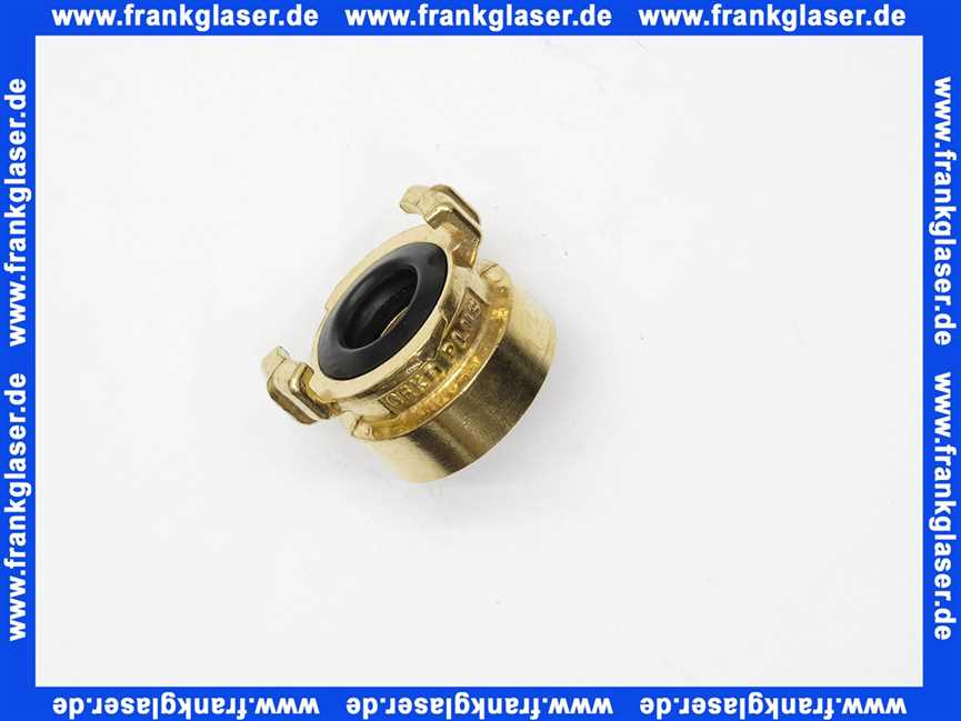 Geka plus-Gewindestück IG 11/4 , Messing