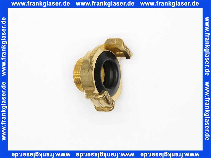 Geka plus-Gewindestück AG 3/4 , Messing