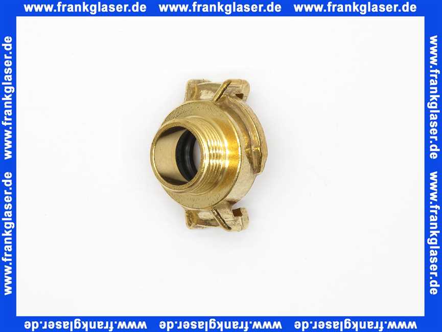 Geka plus-Gewindestück AG 3/4 , Messing