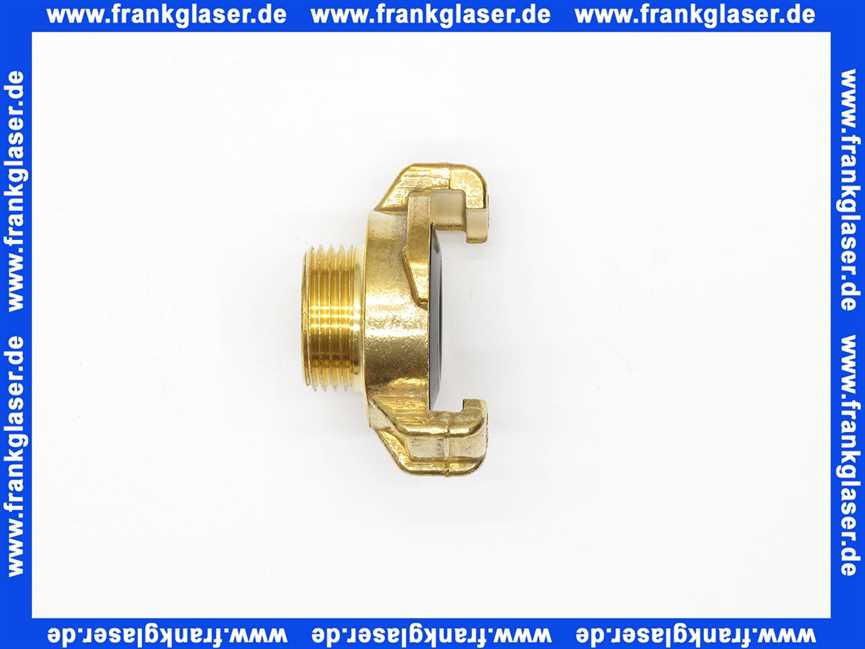 Geka plus-Gewindestück AG 3/4 , Messing