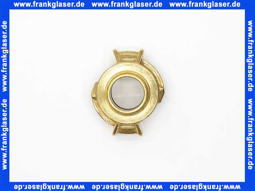 Geka plus-Gewindestück AG 3/4 , Messing