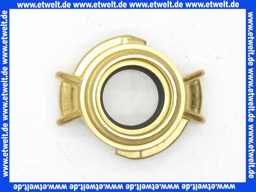 Geka plus-Gewindestück AG 1 , Messing