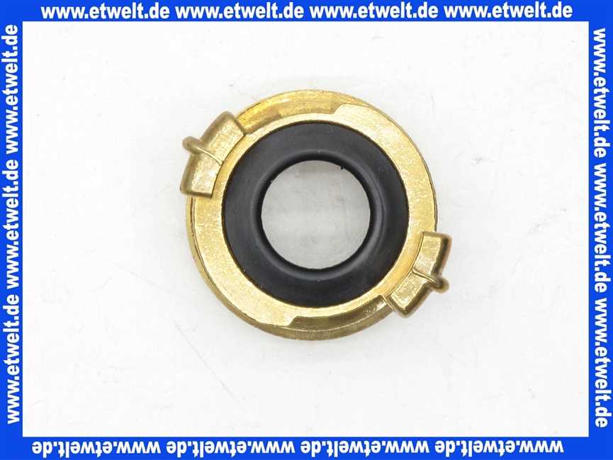 Geka plus-Gewindestück AG 11/2 , Messing