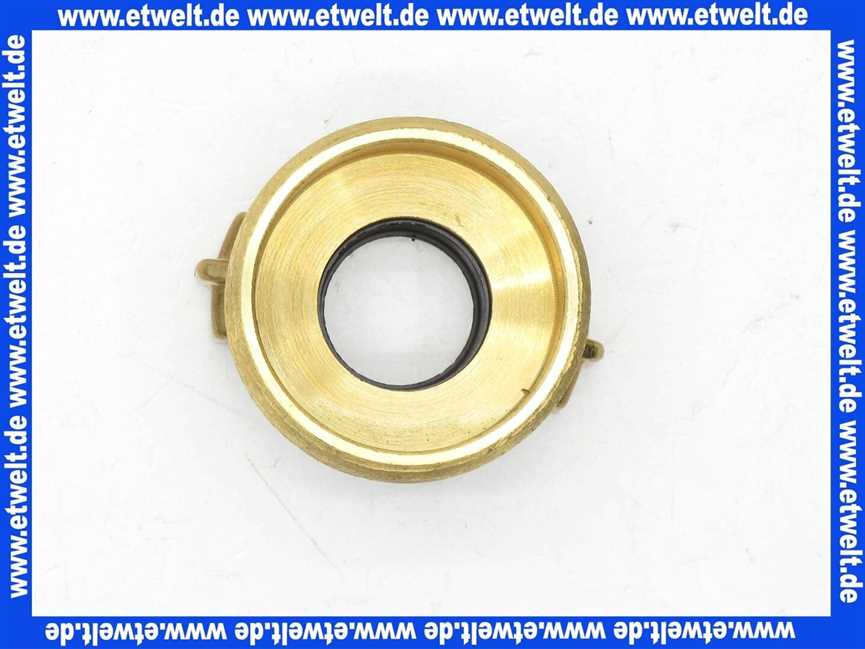 Geka plus-Gewindestück AG 11/2 , Messing