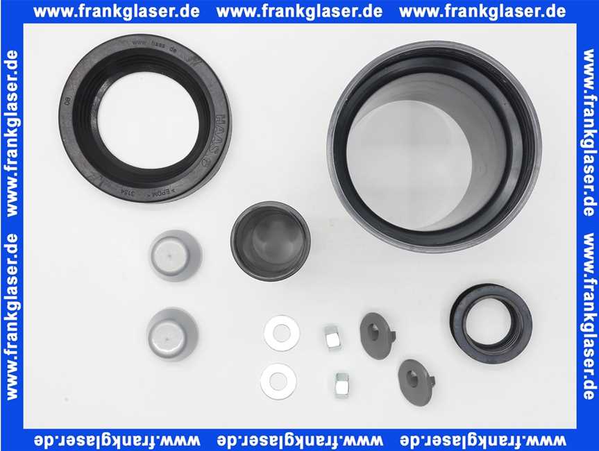 WC-Anschlußgarnitur mit Abflußrohr 110mm mit metalloptik Kappen