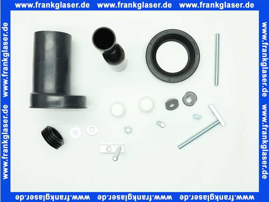 WC-Anschlußgarnitur etagiert um 25mm DN 90