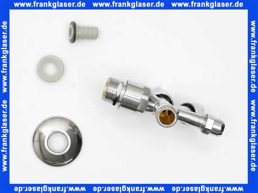 Kombi-Eckventil mit Rohrbelüfter chrom-poliert,selbstdichtend, 1/2 Zoll x10mm