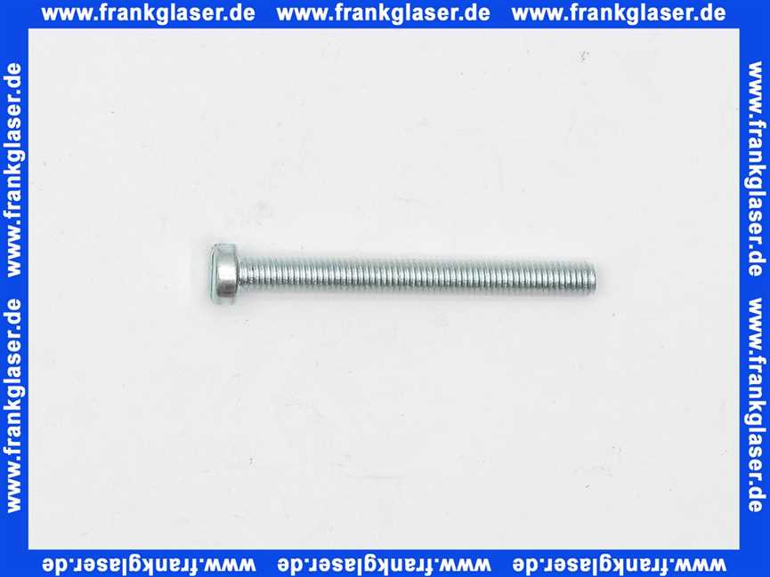 Zylinderschraube 4.8 Schlitz M 5 x 50 DIN 84 verzinkt VPE 100