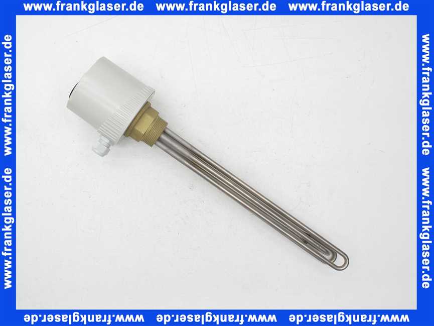 Einschraubheizkörper 3,0 KW 230V AC/3x400 V AC 11/2 Einbaulänge: 400mm