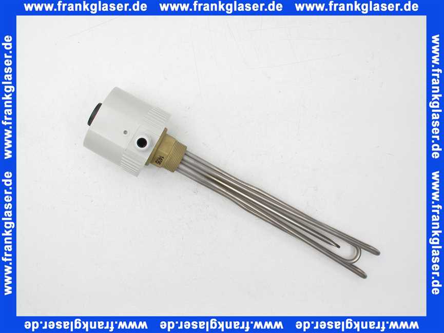 Einschraubheizkörper 3,0 KW 230V AC/3x400 V AC 11/2 Einbaulänge: 400mm