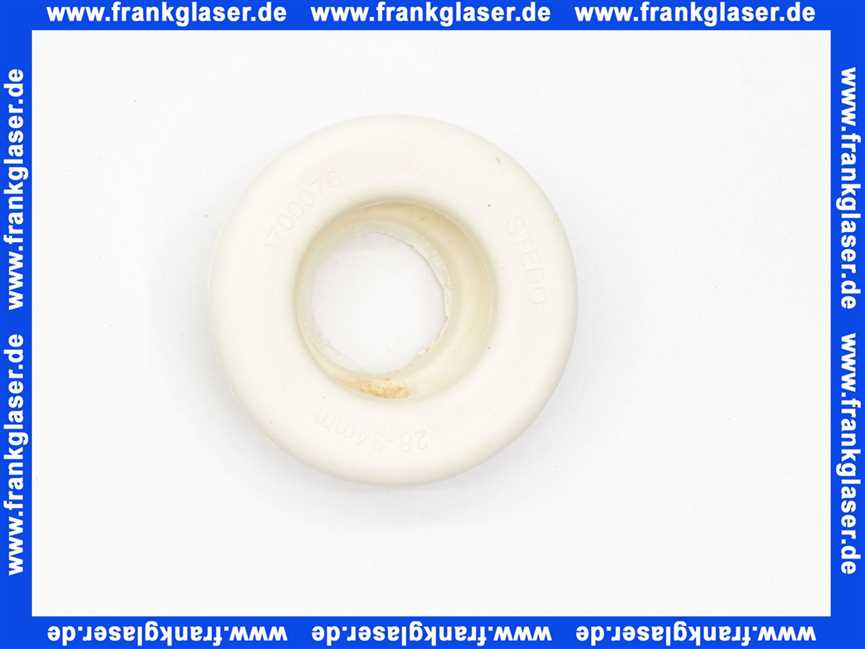 Stedo® WC-Spülrohrverbinder für WC D=48mm für Druckspülrohr 26-32mm weiß, Gummi-Verbinder, ASW 100076