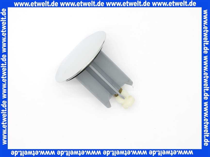 Excenterstopfen MS vc 1 1/4 Universal schwarze Dichtung 100086