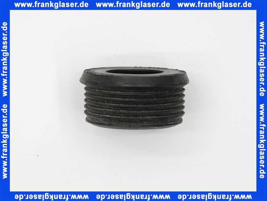 Stedo® Euro WC-Spülrohrverbinder für WC D=55mm für Spülkastenrohr 38-45mm schwarz ASW 100229