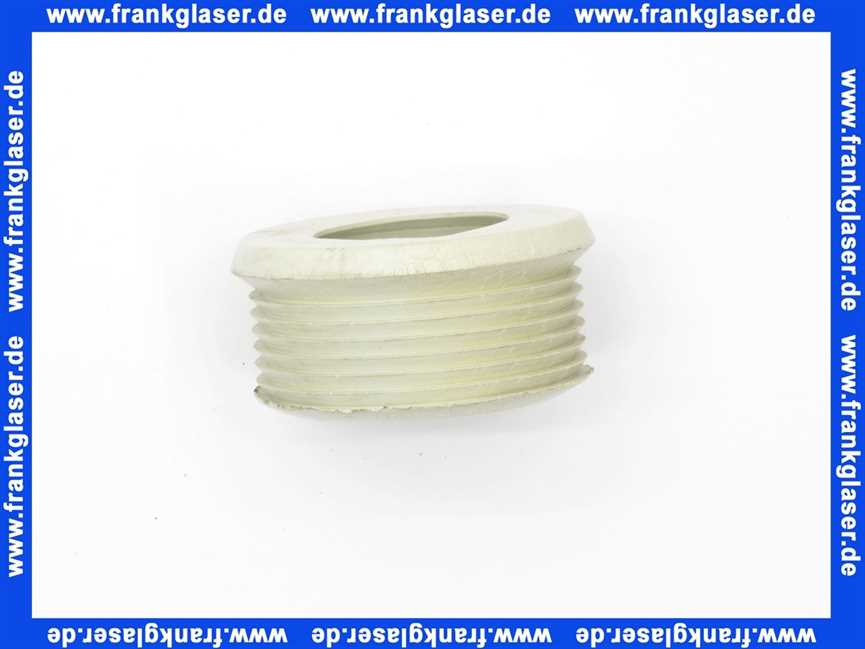 Stedo® Euro WC-Spülrohrverbinder für WC D=55mm für Spülkastenrohr 38-45mm weiß ASW 100243