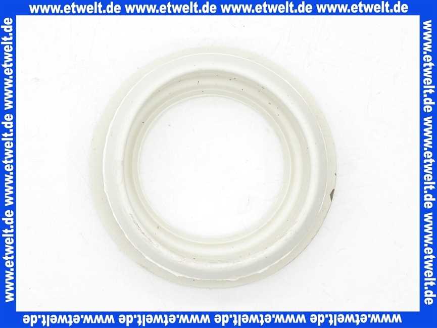 Stedo® Euro WC-Spülrohrverbinder leichte Ausführung für WC D=55mm für Spülkastenrohr 38-45mm weiß ASW 100359