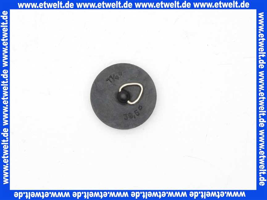 Ventilstopfen 38.5 mm mit Dreikantbügel 100634