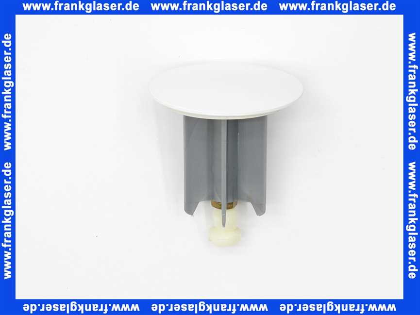 Excenterstopfen MS Universal 11/4 Zoll mit 64mm Durchmesser Abdeckplatte weiß 101501